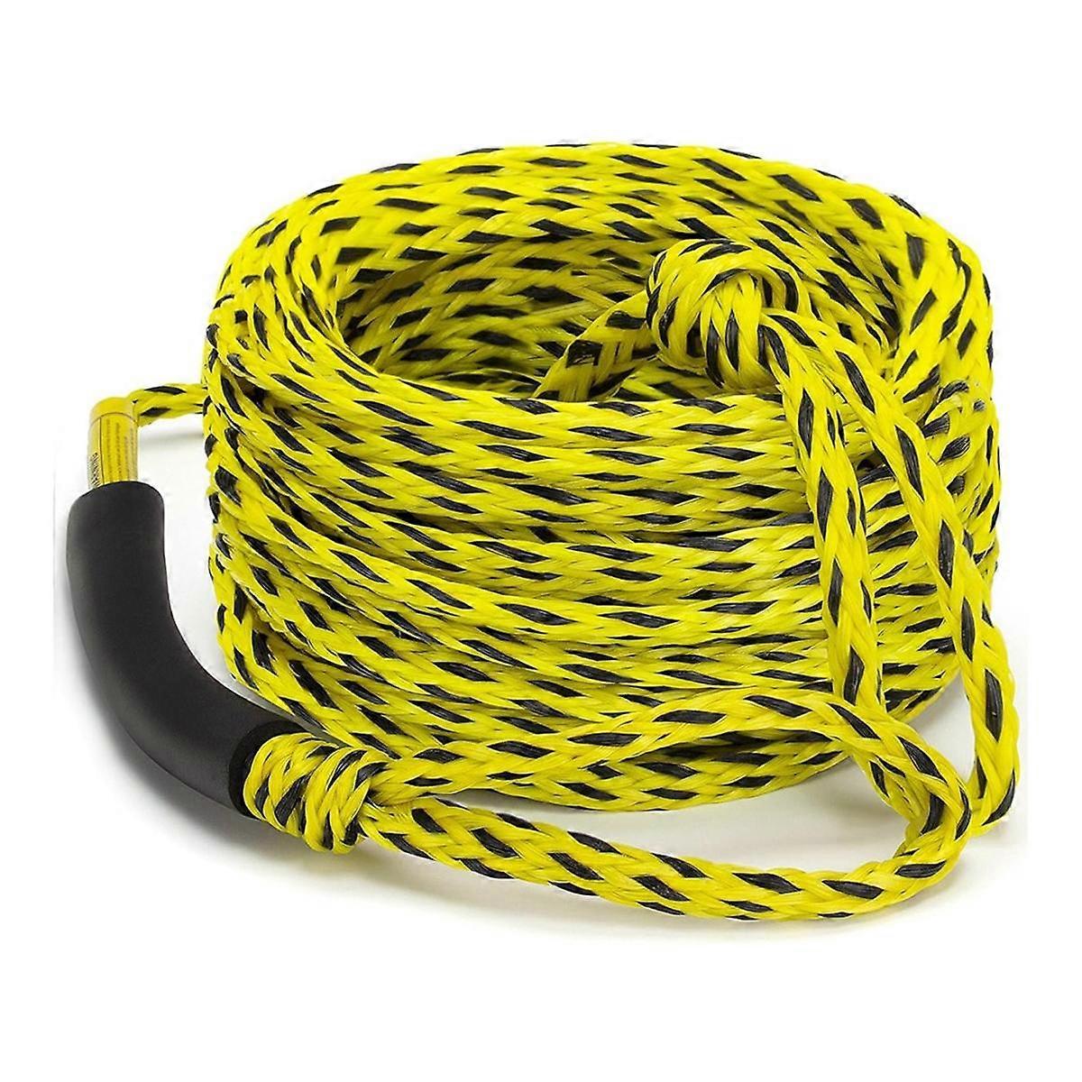 Boat Tow Rope , 60FT 3K 1-3 Riders Tube Boating Ropes Heavy Duty Ski Rope for Ski Float Water Skiin