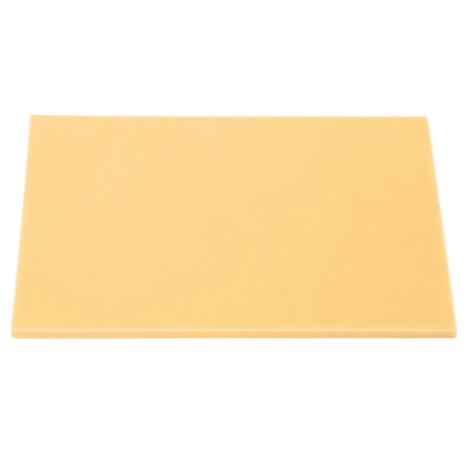 Rubber Carving Block 20x15x0.5cm TPR Soft Linoleum Block for Printmaking Stamp Making Orange