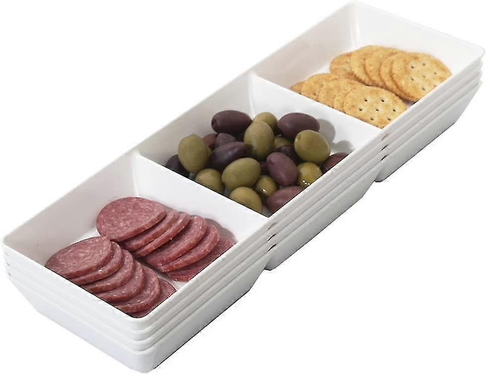 Ceramic Two-compartment Dish, Cold Dish, Snack Dish, Divided Grid Dish, Dried Fruit Dish, Cantonese-