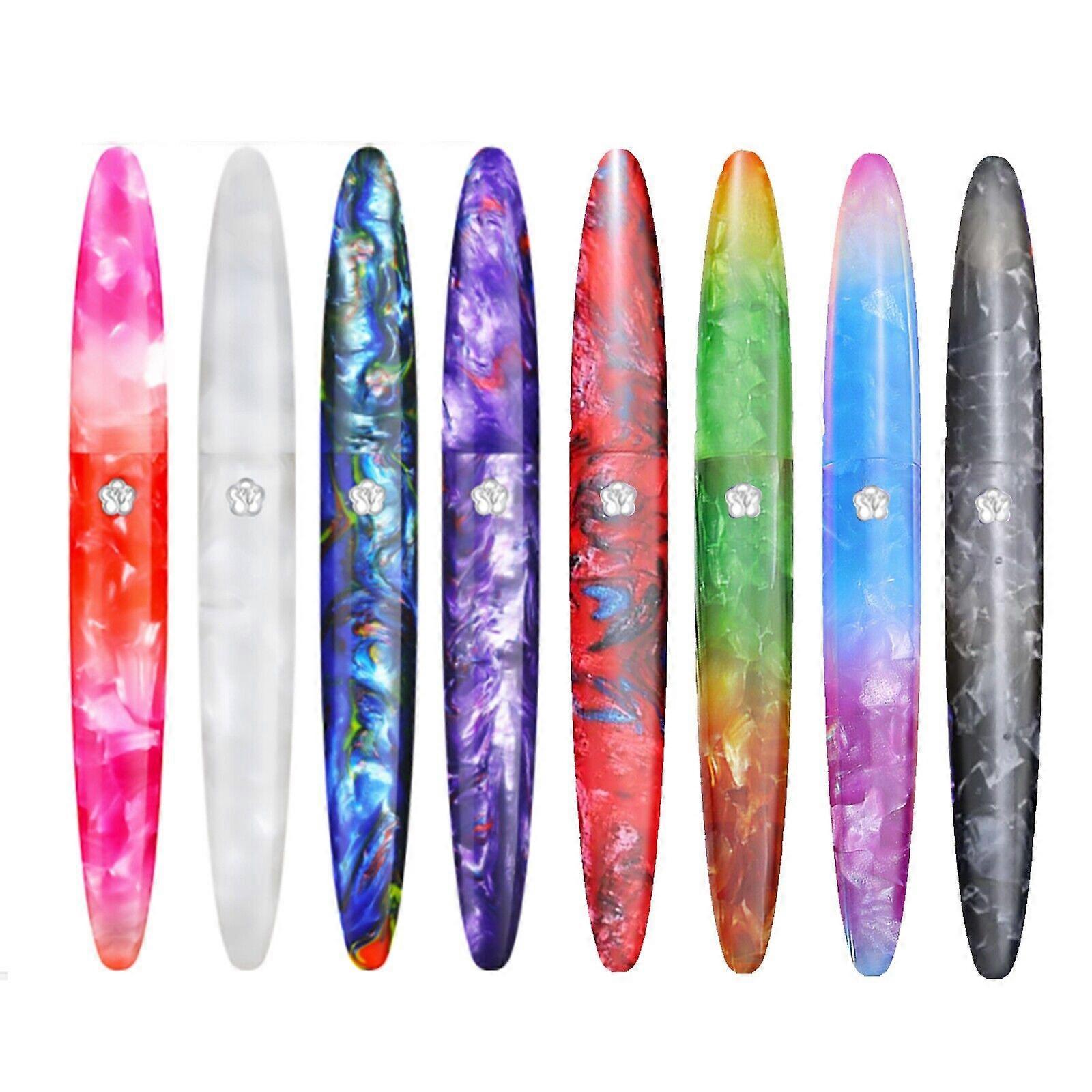 LIY Series Awesome Resin Fountain Pen Purple Provence Gradient EF/F Nib Writing NEW