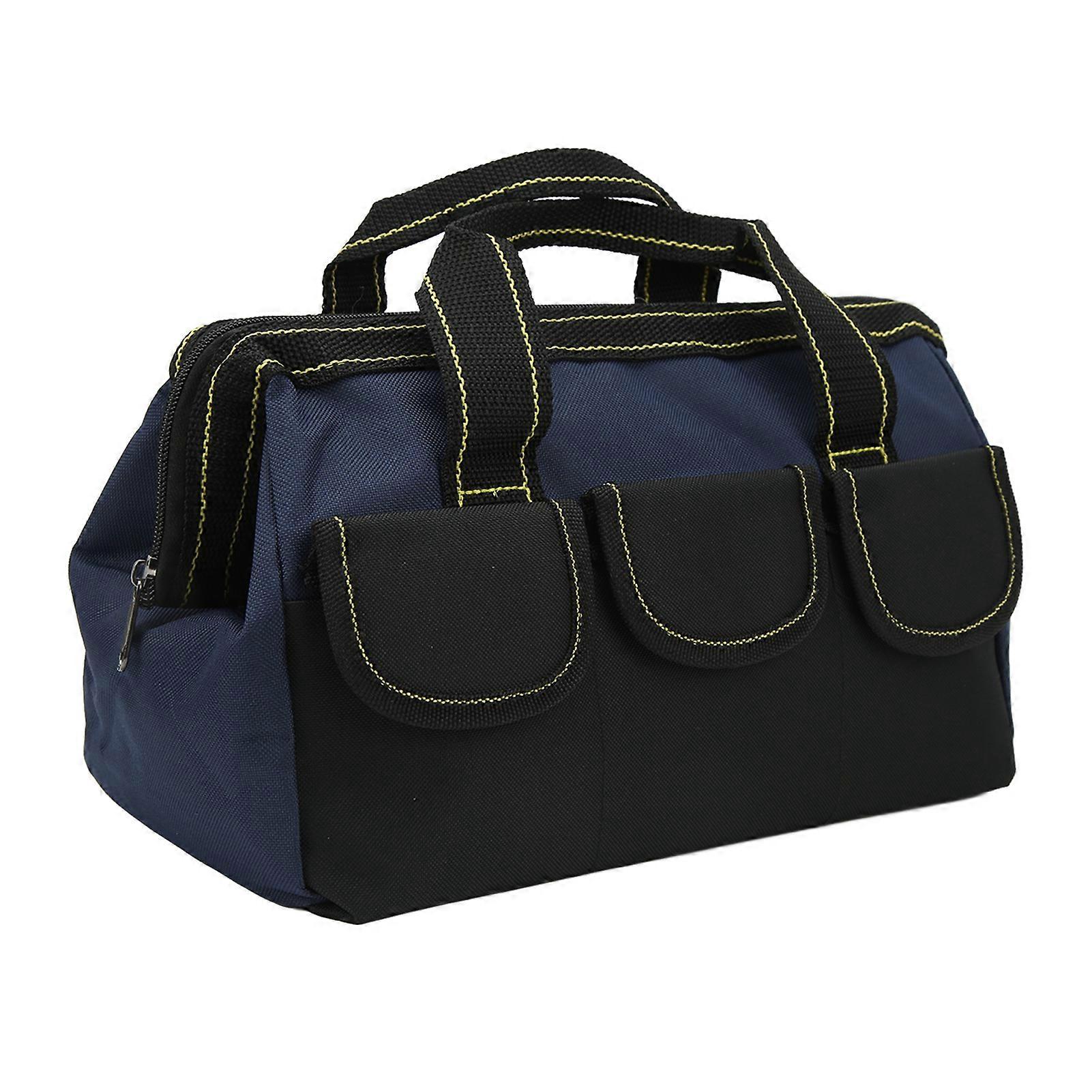 18in Tool Storage Bag Wide Mouth Easy Access Large Space Waterproof Portable Heavy Duty Tool Handbag for Workshop Home