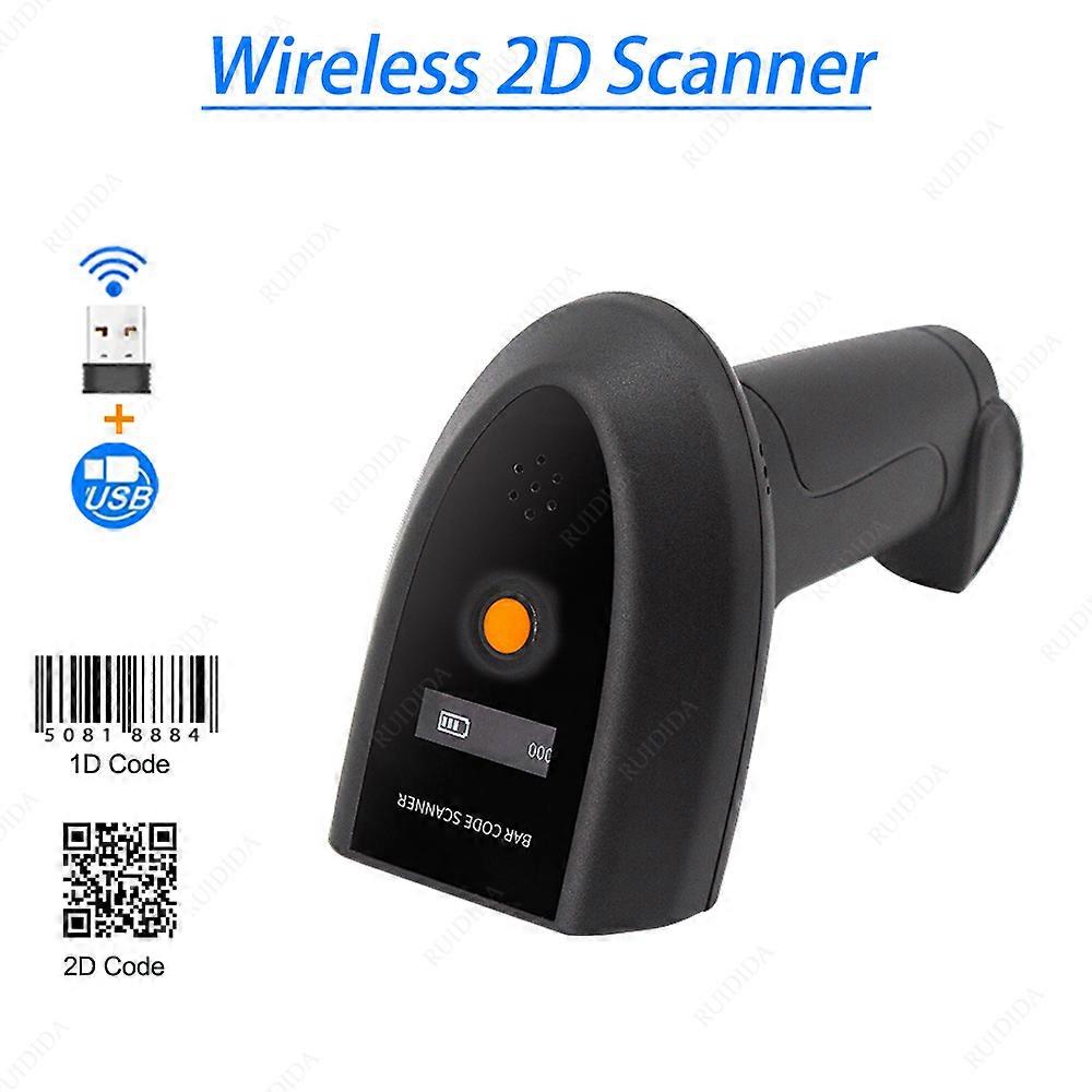 Barcode Scanner Wireless 2D Bluetooth Bar code Scanner Wireless QR Scanner 2d Wireless Code Reader Scanner  Code bar Scanner PDF