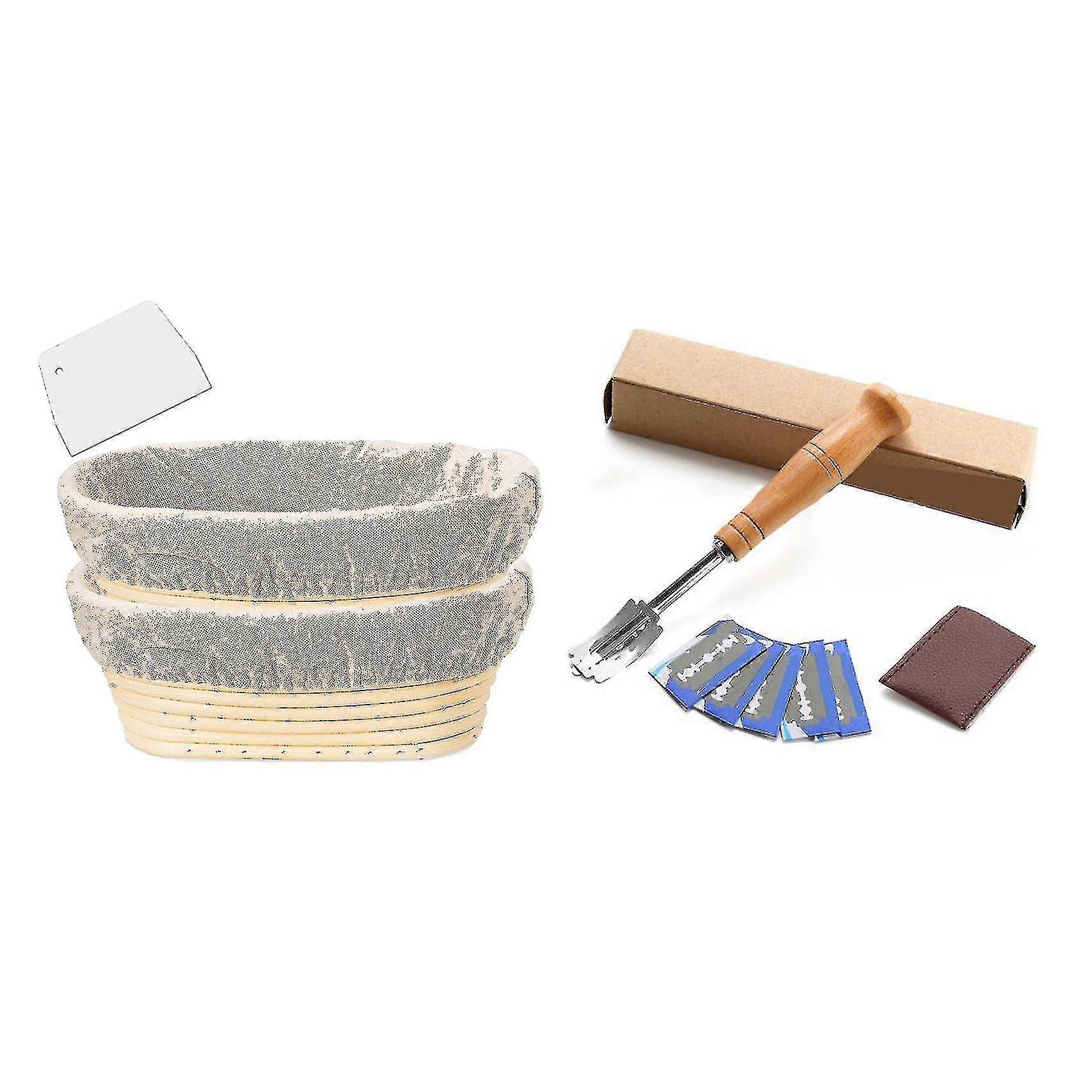 Bread Bakers Cutter Slashing Tool Bakeware Kitchen With 5x Blades