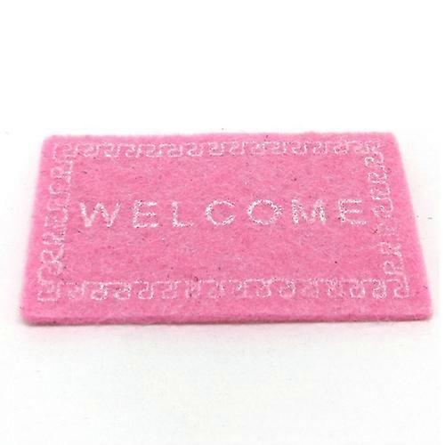 Handmade Simulation Doll House Accessories Welcome Pad Floor Mat Model
