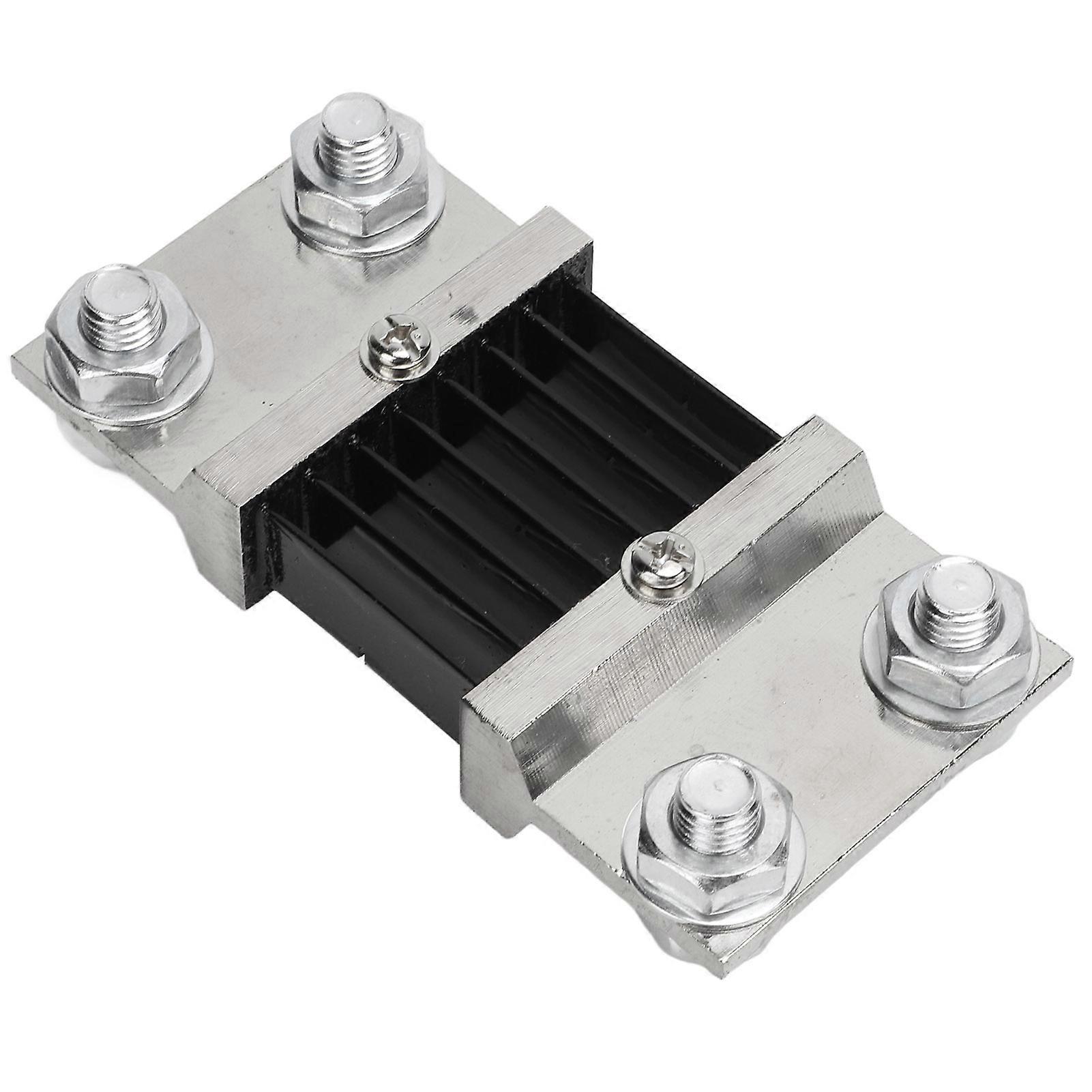4pcs 75mV DC Current Shunt Resistor Resistance Manganese Copper Alloy for Ammeter Shunt FL2 800A