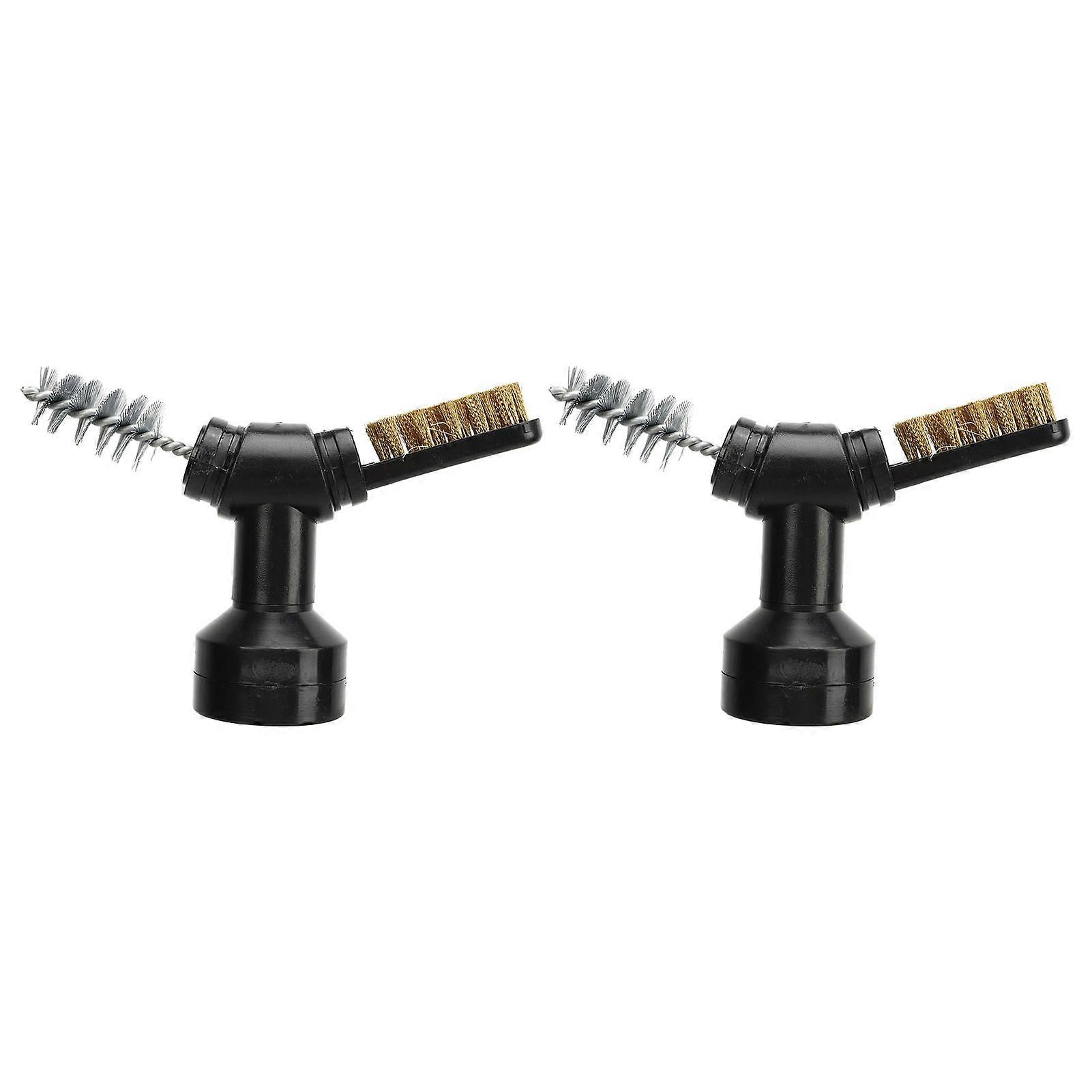 2Pcs Car Battery Brush Battery Protection Cleaner Dust And Rust Removing Cleaning Hand Tool