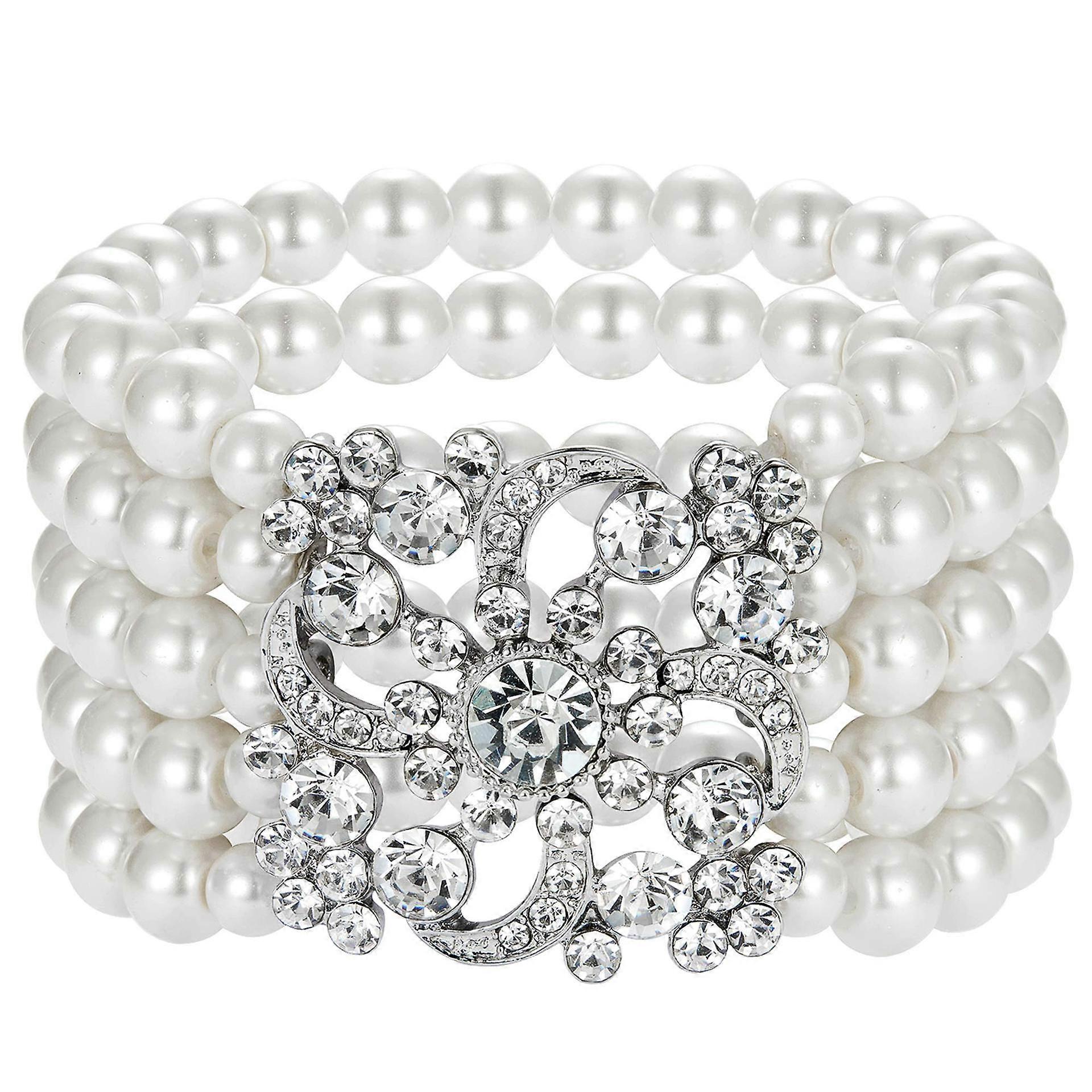 Artificial Pearl Bracelet Elastic