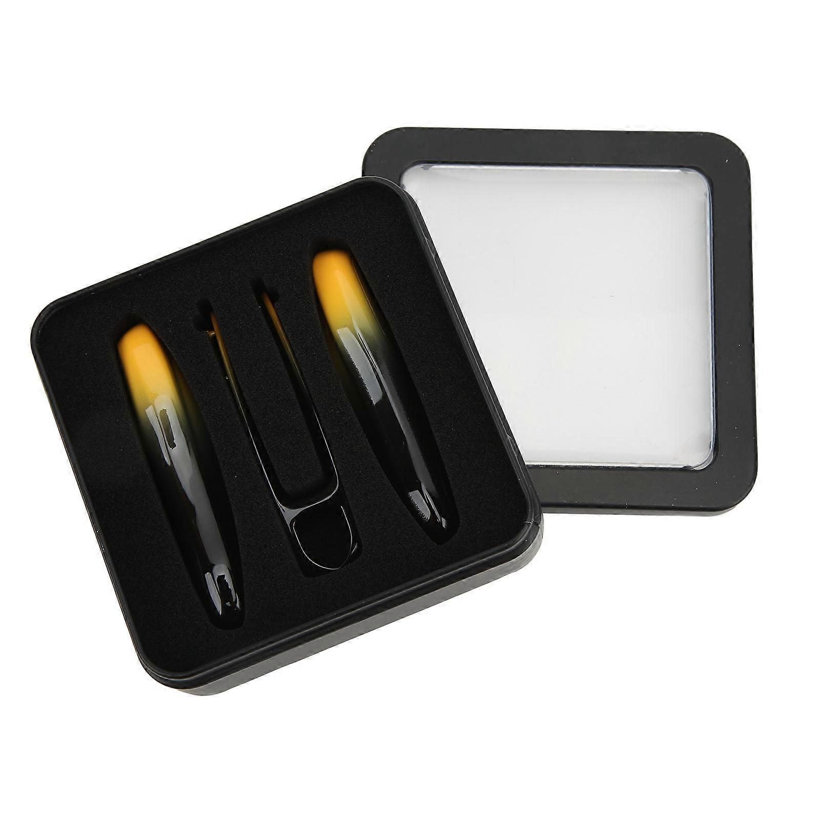 Key Fob Protective Cover Gradient Color Remote Key Trim Replacement for Cayenne Panamera 911 Taycan Yellow Black