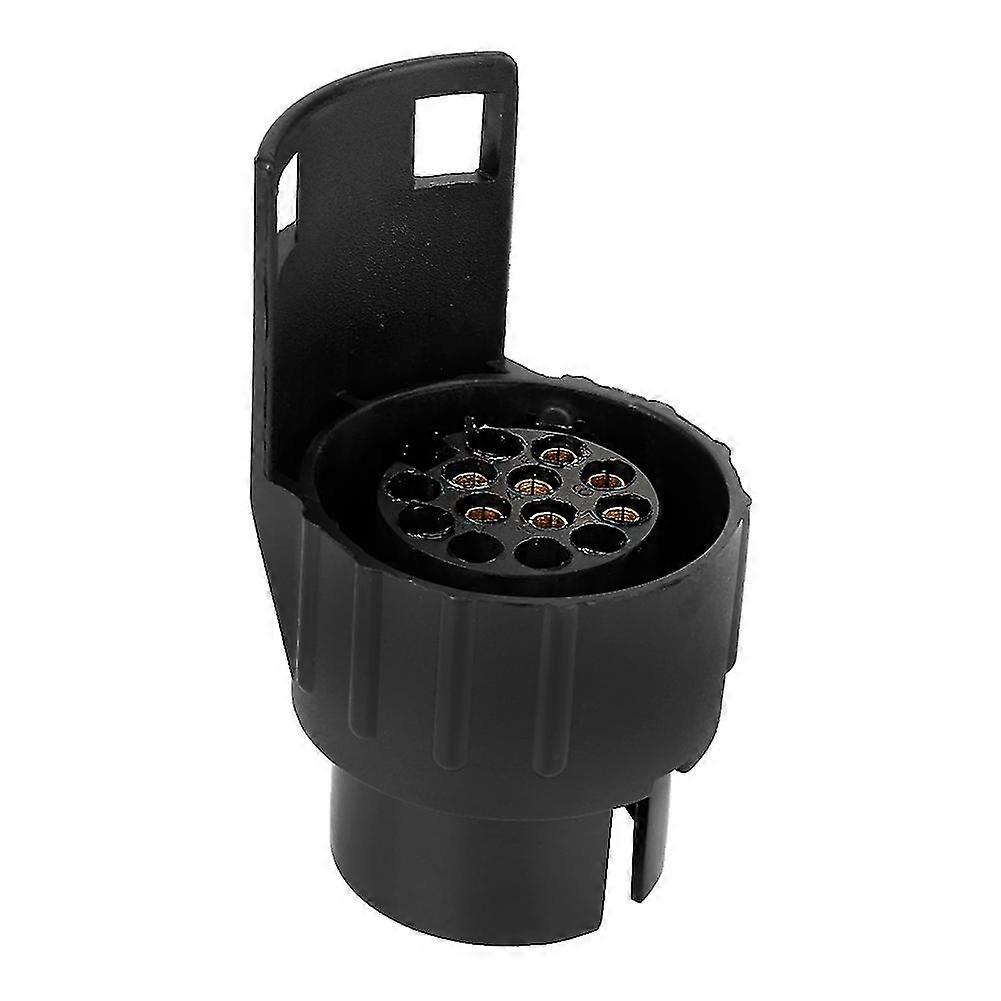 7 to 13 Pin Trailer Towbar Towing Socket Plug Converter Adapter