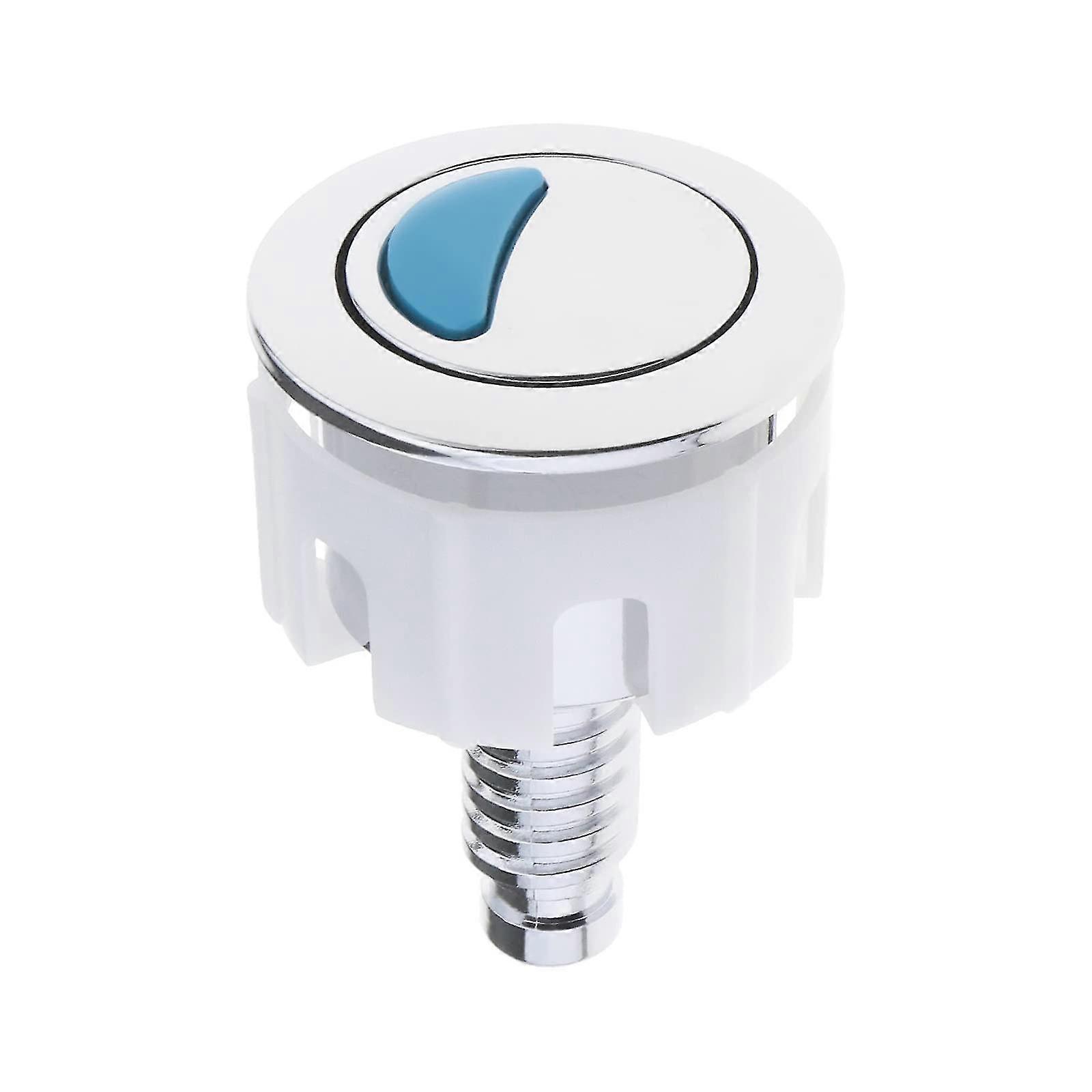 Flush Button Double Round Push Button Abs Chrome Accessories Toilet Replacement For Shower Room Bathroom Toilet