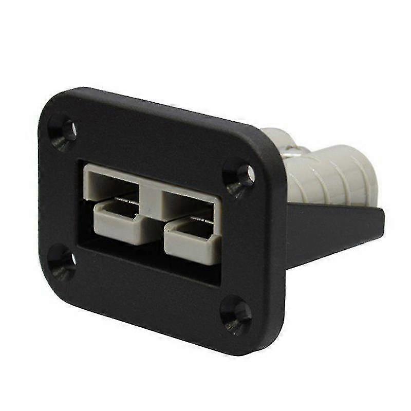 Flush Mount 50a For Anderson Plug Mounting Bracket Panel Cover For Car Cover.(black)(1pcs)