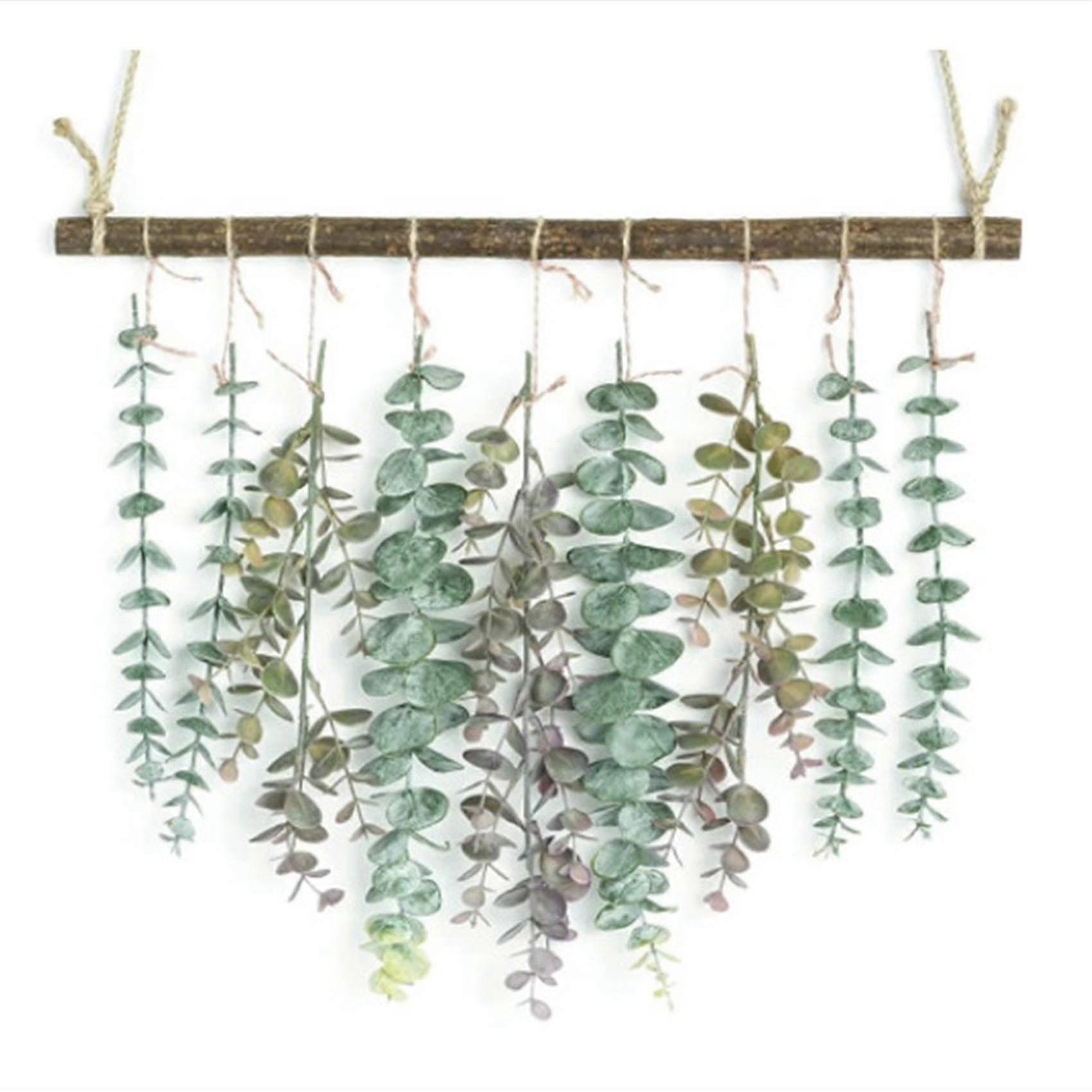 Artificial Eucalyptus Wall Hanging Decoration-fake Eucalyptus Leaf
