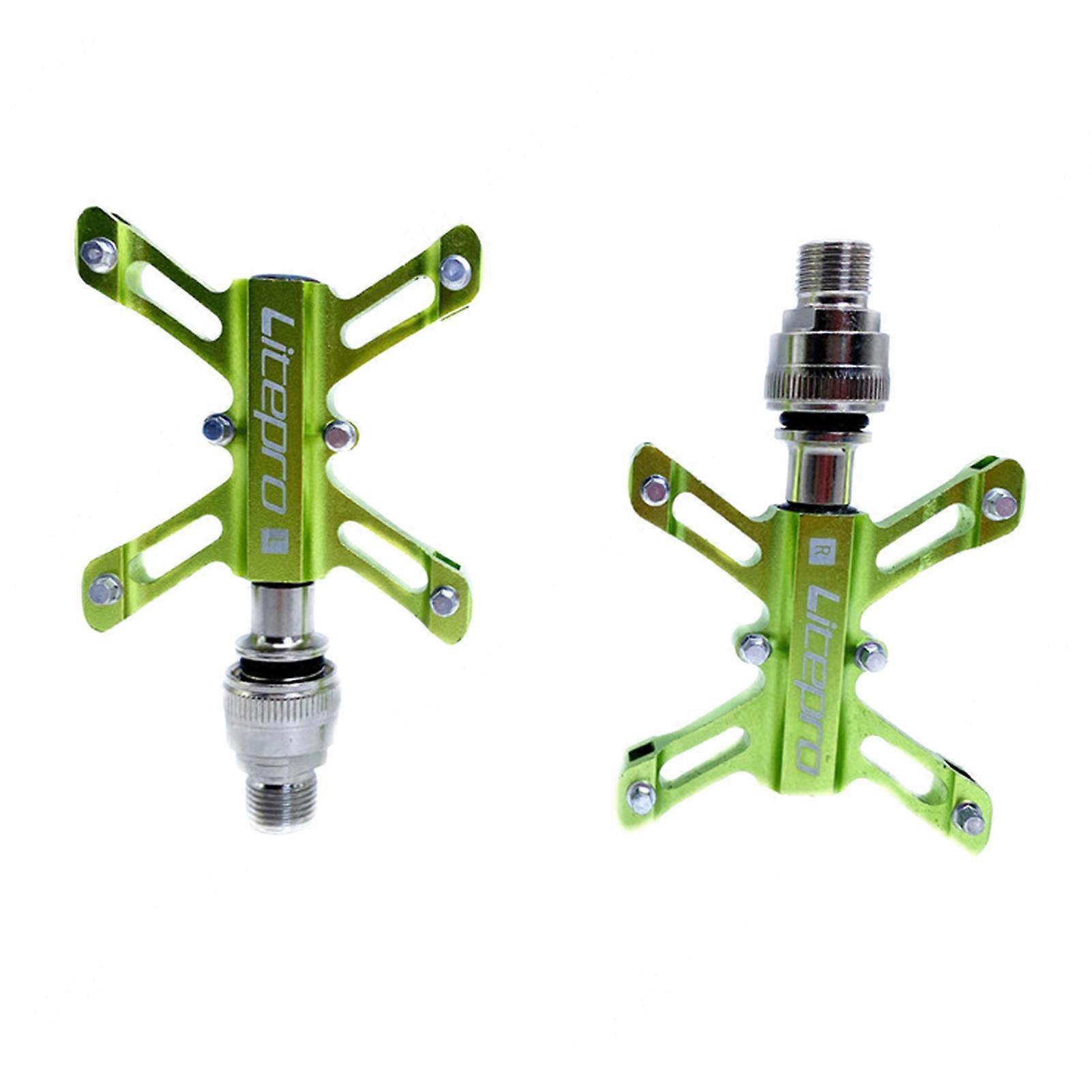 Kaesi 1Pair Bike Platform Pedal Anti Slip Labor-saving Accessory Road Bike Mountain Bike Clipless Pedal for Bicycle