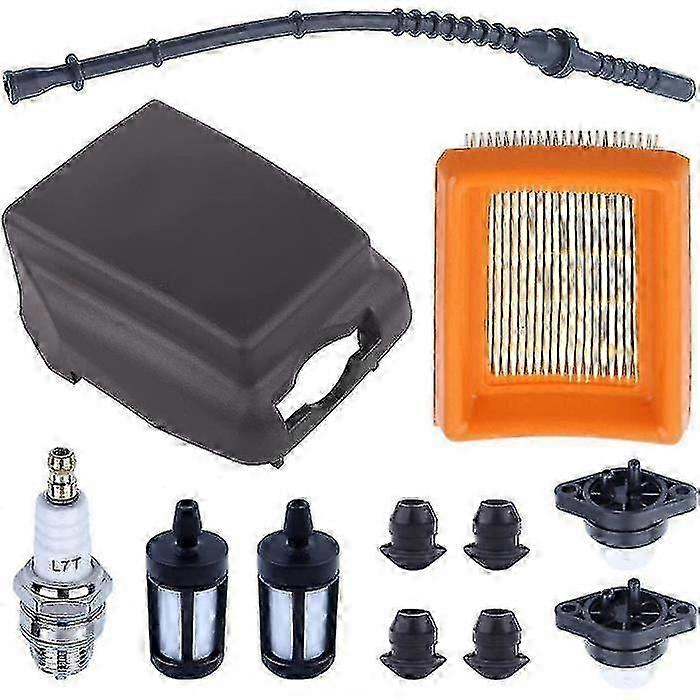 Εξάρτηση κάλυψης φίλτρων αέρα για Stihl Fs120 Fs200 Fs250 Fs300 Fs350 με γραμμή φίλτρων καυσίμου λαμπτήρων αστάρι -Sy
