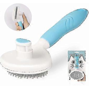 Upgrade Dog Brush, Cat Brush, Self Cleaning Brush Dog Cat Dog Fur Brush - 95% Dead Hair, Professiona