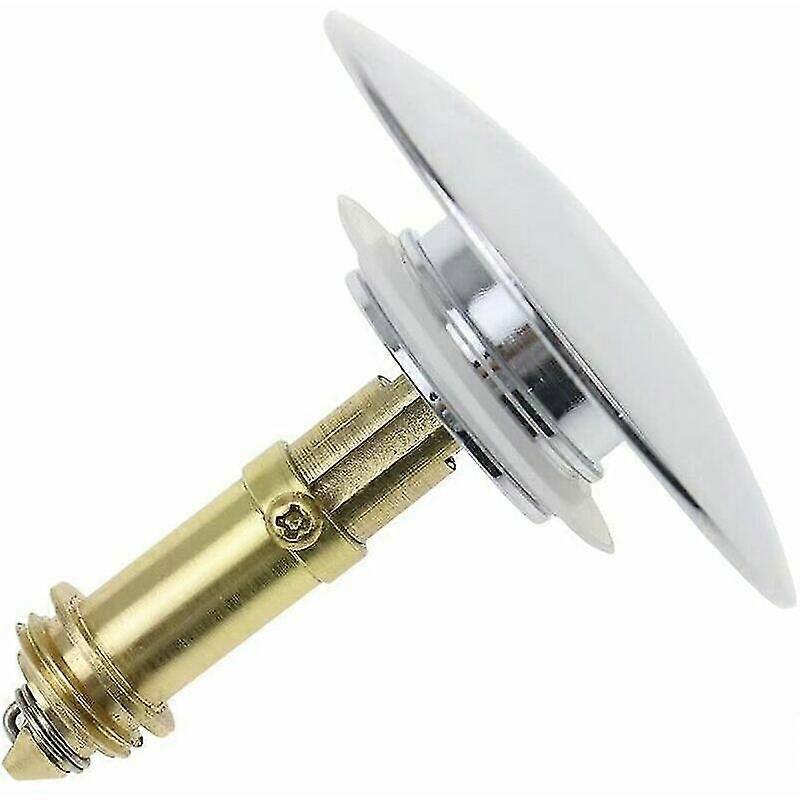Drain Plug Pop-up Basin Universal Brass Spring Bolt Sink Stopper