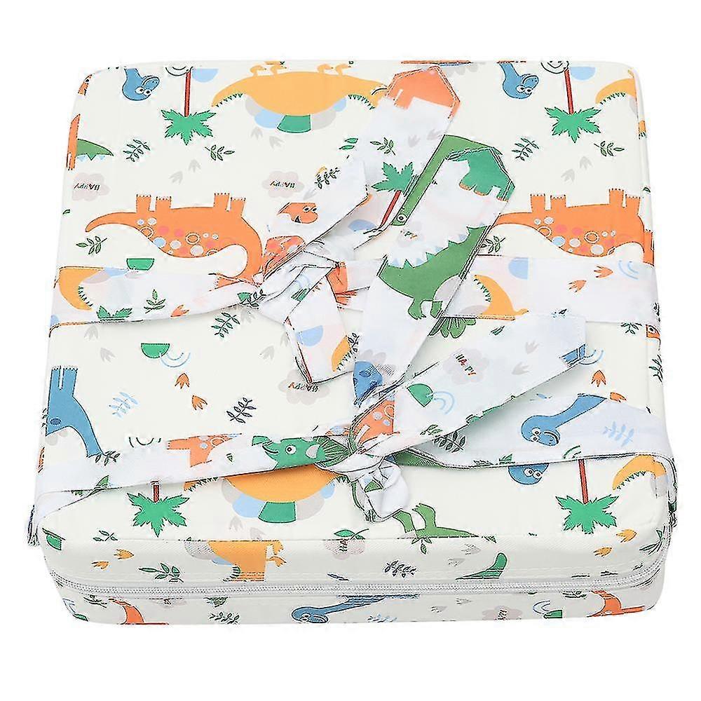 ילדים כרית כיסא מוגברת רכה מתכווננת נשלפת תינוקות ילדים כרית אוכל כרית הגבהה כיסא כרית כחולה