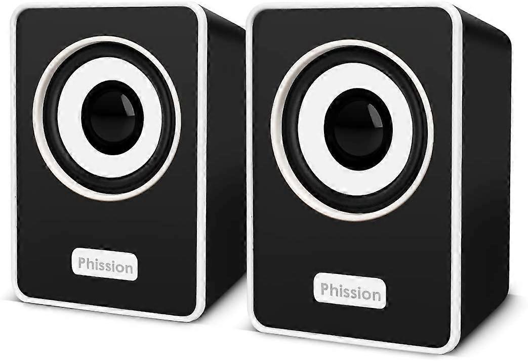Portable Computer Speakers with Stereo 6W USB Power Supply