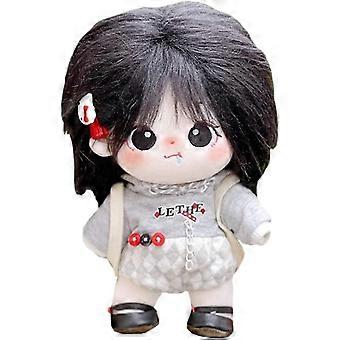 20cm Plush Doll Girl Naked Humanoid Stuffed Body no Attribute 8" Normal Body Dress Up Gifts (a-25-without Skeleton)