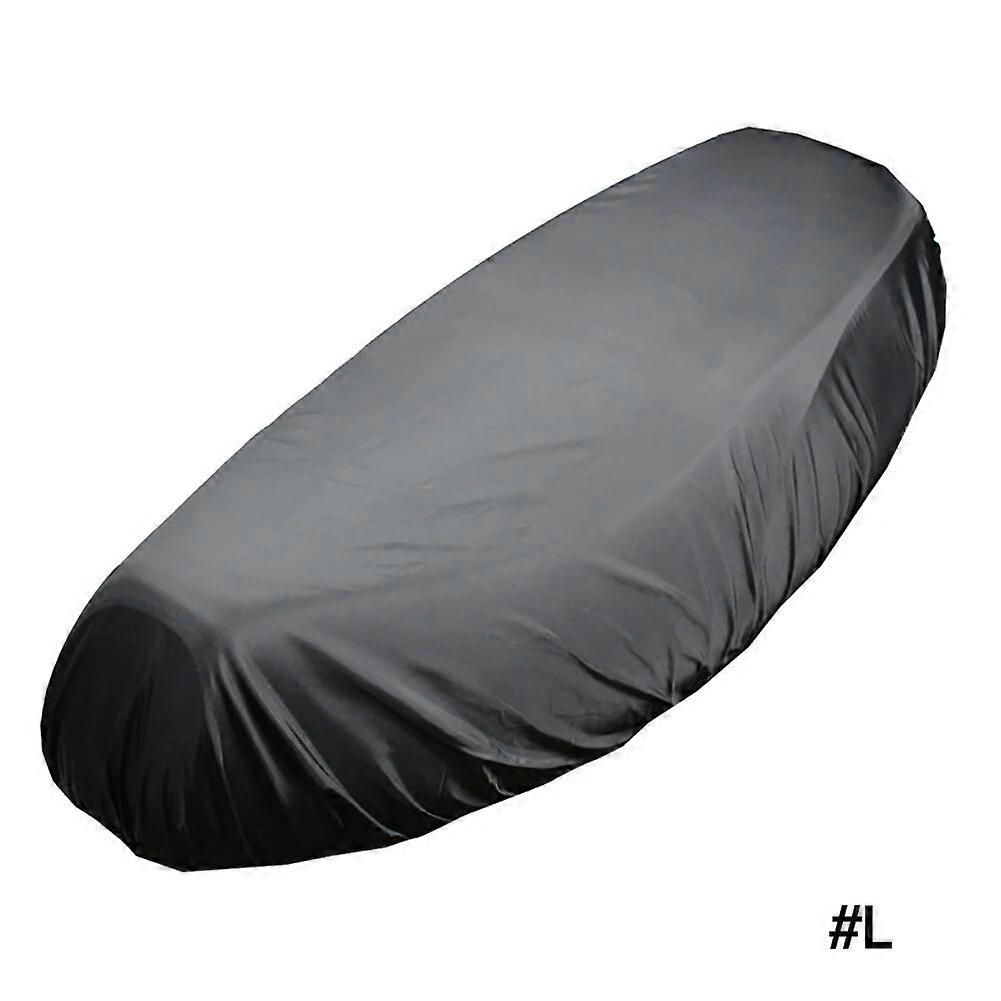 غطاء مقعد المطر للدراجات النارية غطاء سرج عالمي مرن مقاوم للماء أسود 210D غبار الأشعة فوق البنفسجية الشمس زرعت حماية ملحقات الدراجات النارية