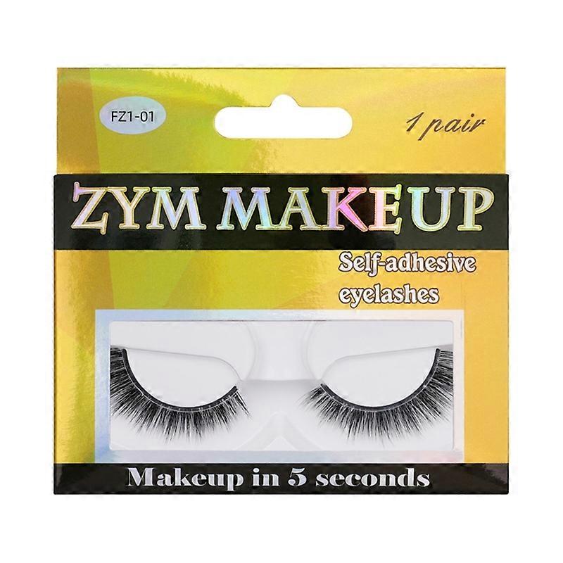 Reusable Self Adhesive Eyelashes No Glue or Eyeliner Needed Stable False lashes