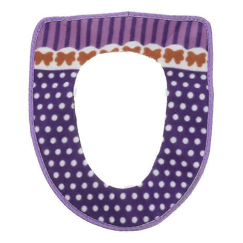 Lint And Pu Leather Toilet Seat Cover For Toilet Seat-c