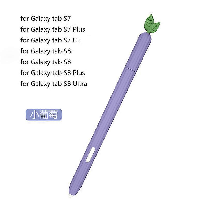 Stylus Cover For Samsung Tab S8 S7 Plus Ultra FE Pen Case Cute Silicone Cover Anti-fall Non-slip Touch Pen Protector