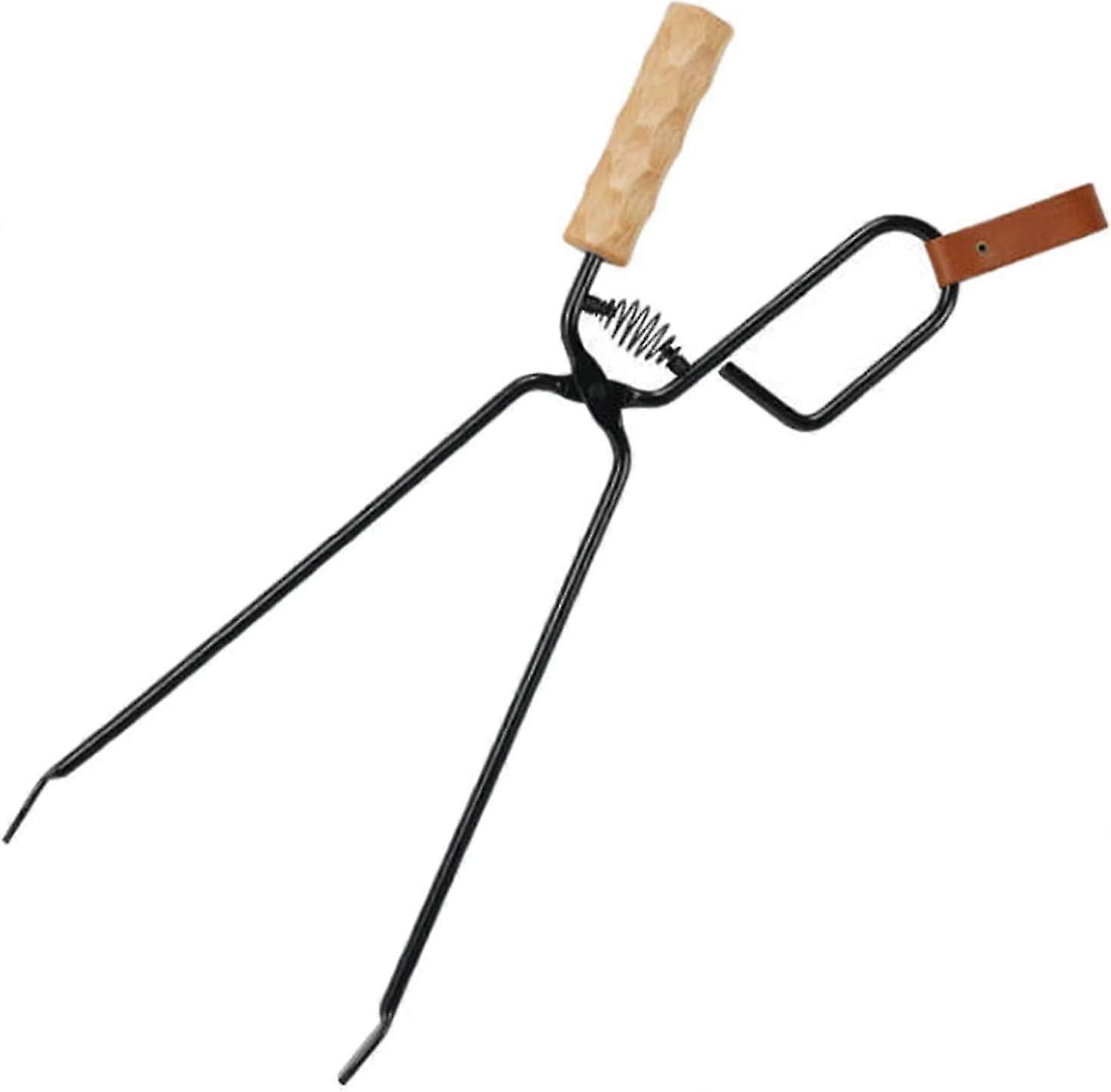Firewood Grabber Tool - Log Claw Tongs for Pit and Fireplace, Upgraded Design