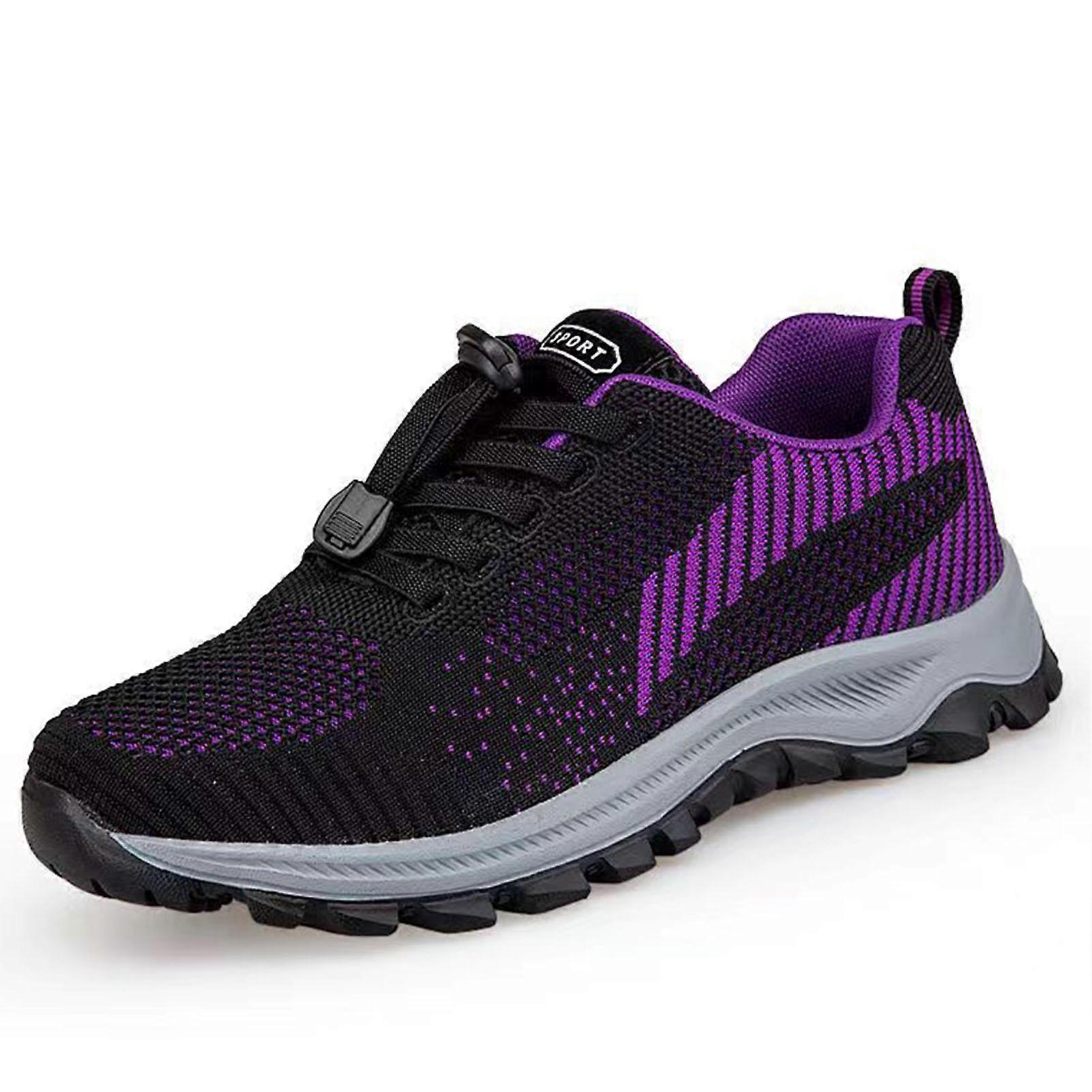 Women Athletic Running Shoes with Breathable Mesh Non Slip Sneakers for Fitness Sport Gym Jogging Tennis