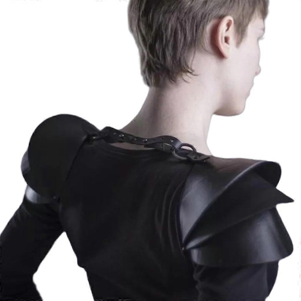 Medeltida axelrustning Dragonscale rustning Kropp bröstsele axelskydd