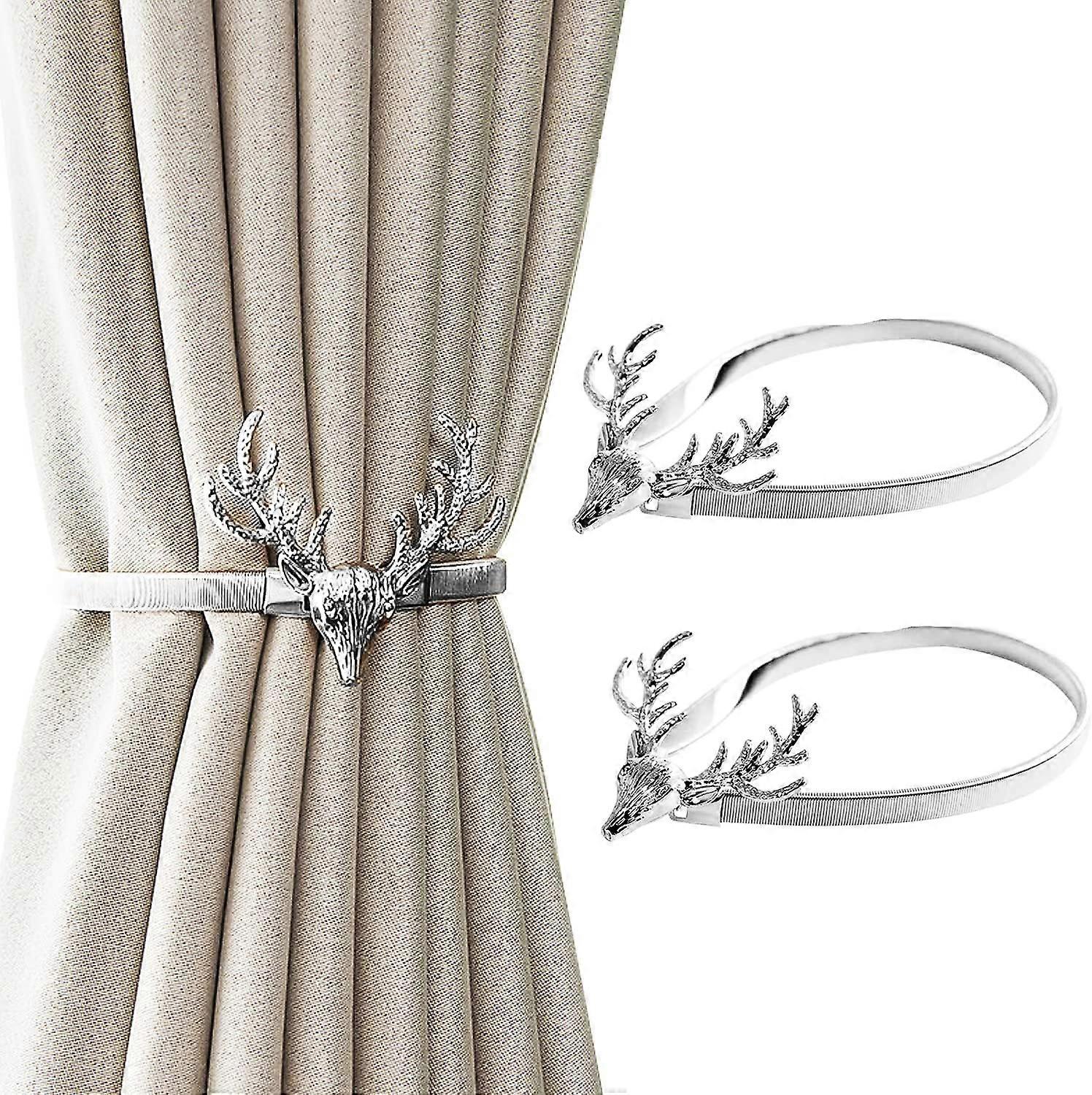 Tie Backs for Curtains, Creative Gold Deer Curtain Tie Back