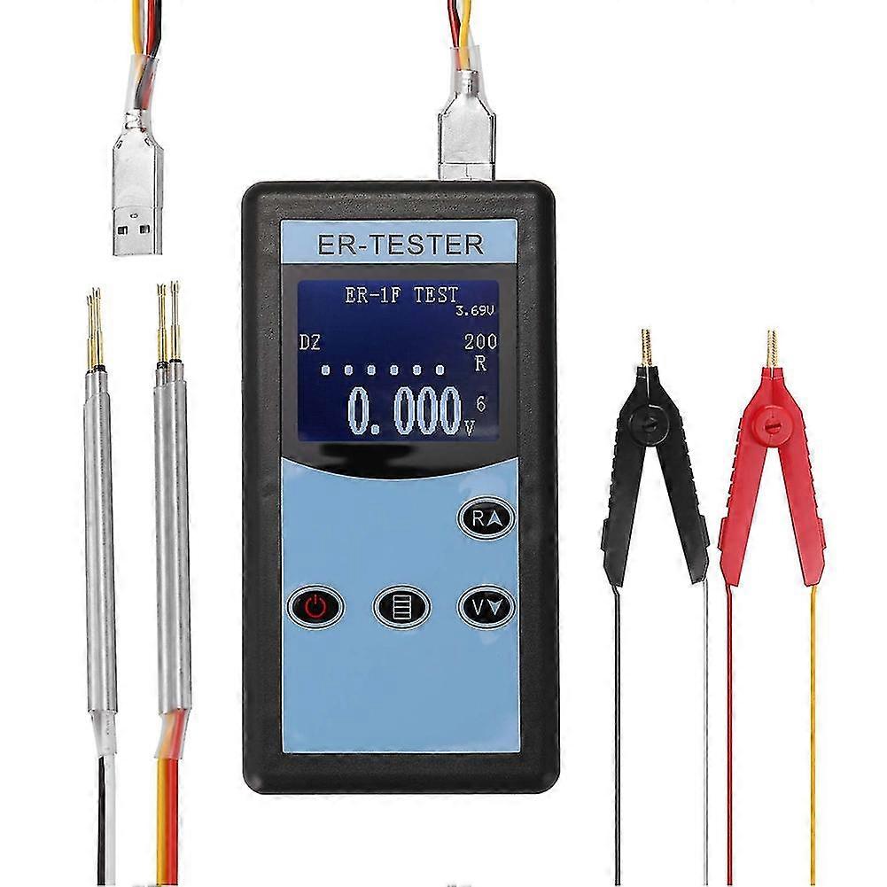 0.01m-200 Battery Internal Resistance Tester 4 Wire Battery Voltage Resistance Testing Tester Nickel Hydrogen B