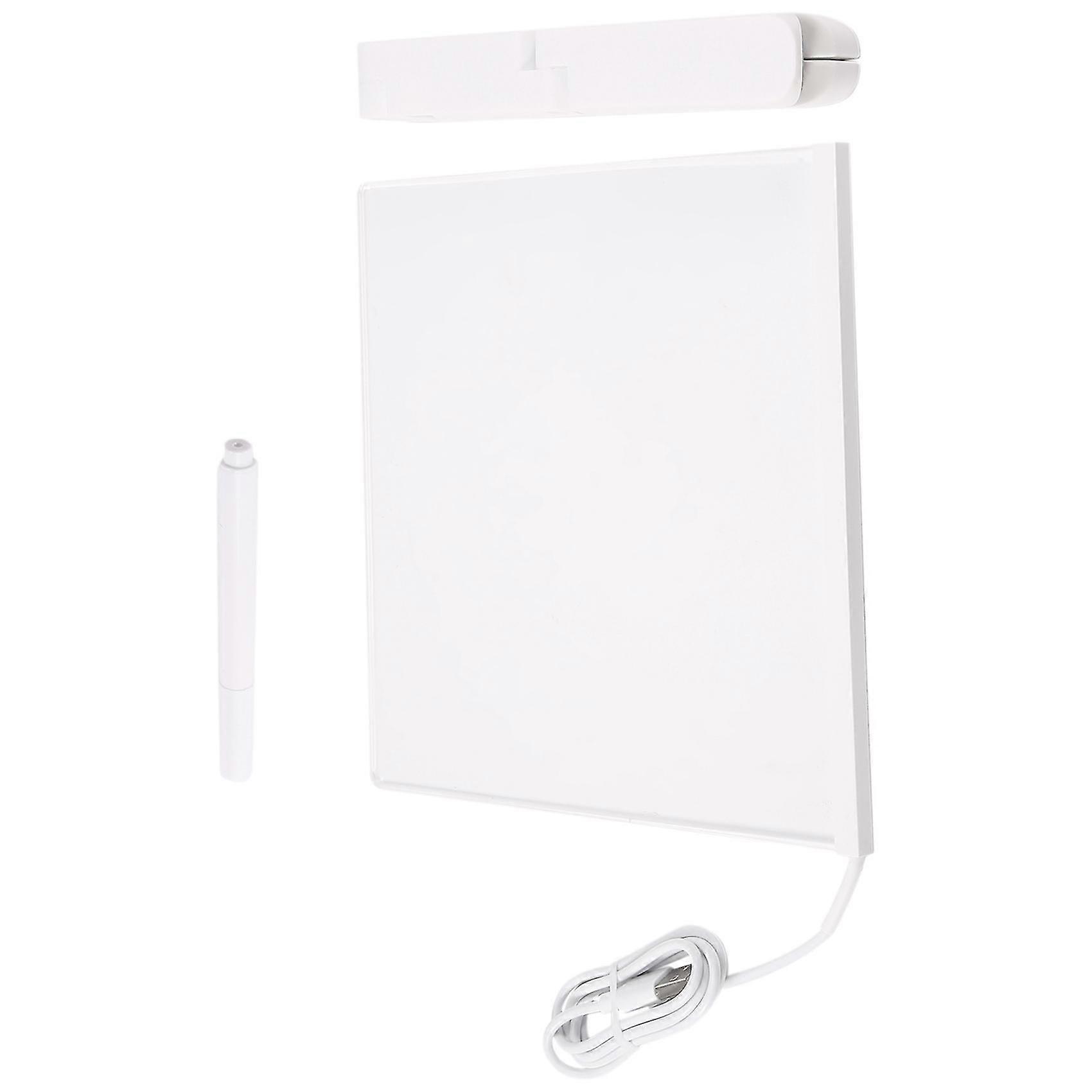 Led Acrylic Message Board Light Usb Luminous Drawing Board Memo With Bracket Children's Gift,20x20c