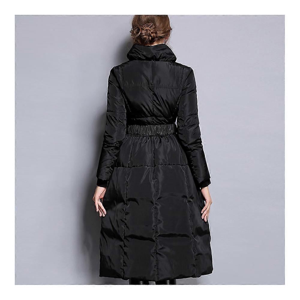 Plus Size Slim Thick Long Down Coat