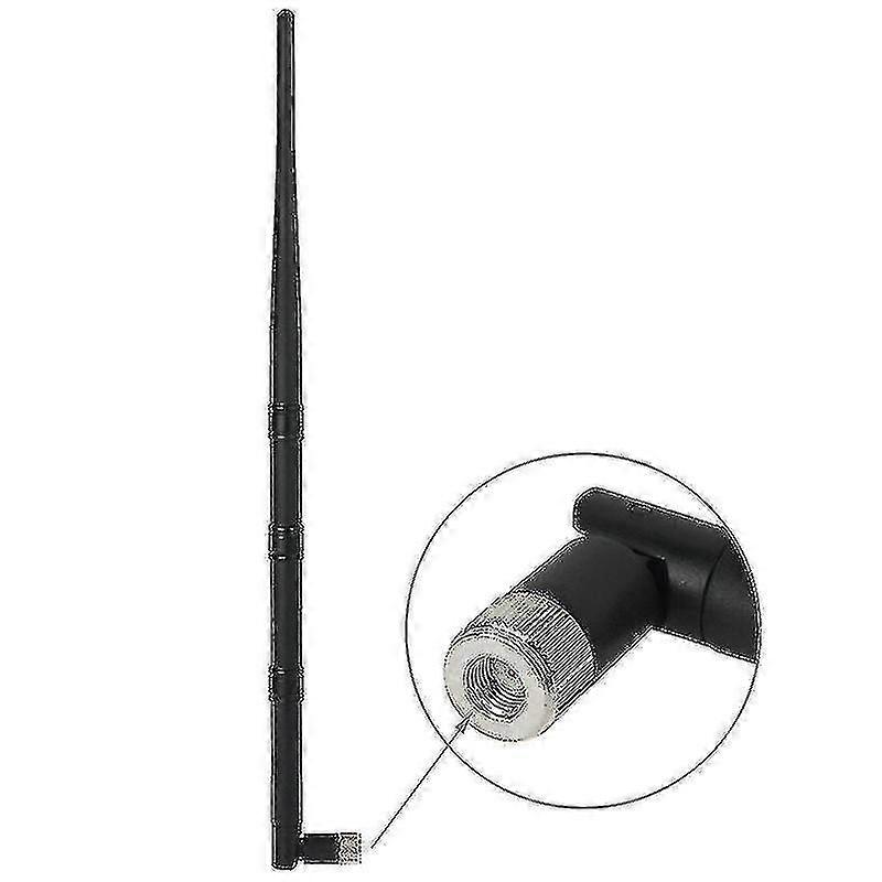 High Quality 15dBi RP-SMA Antenna For Router Network (3 Sections)(Black)
