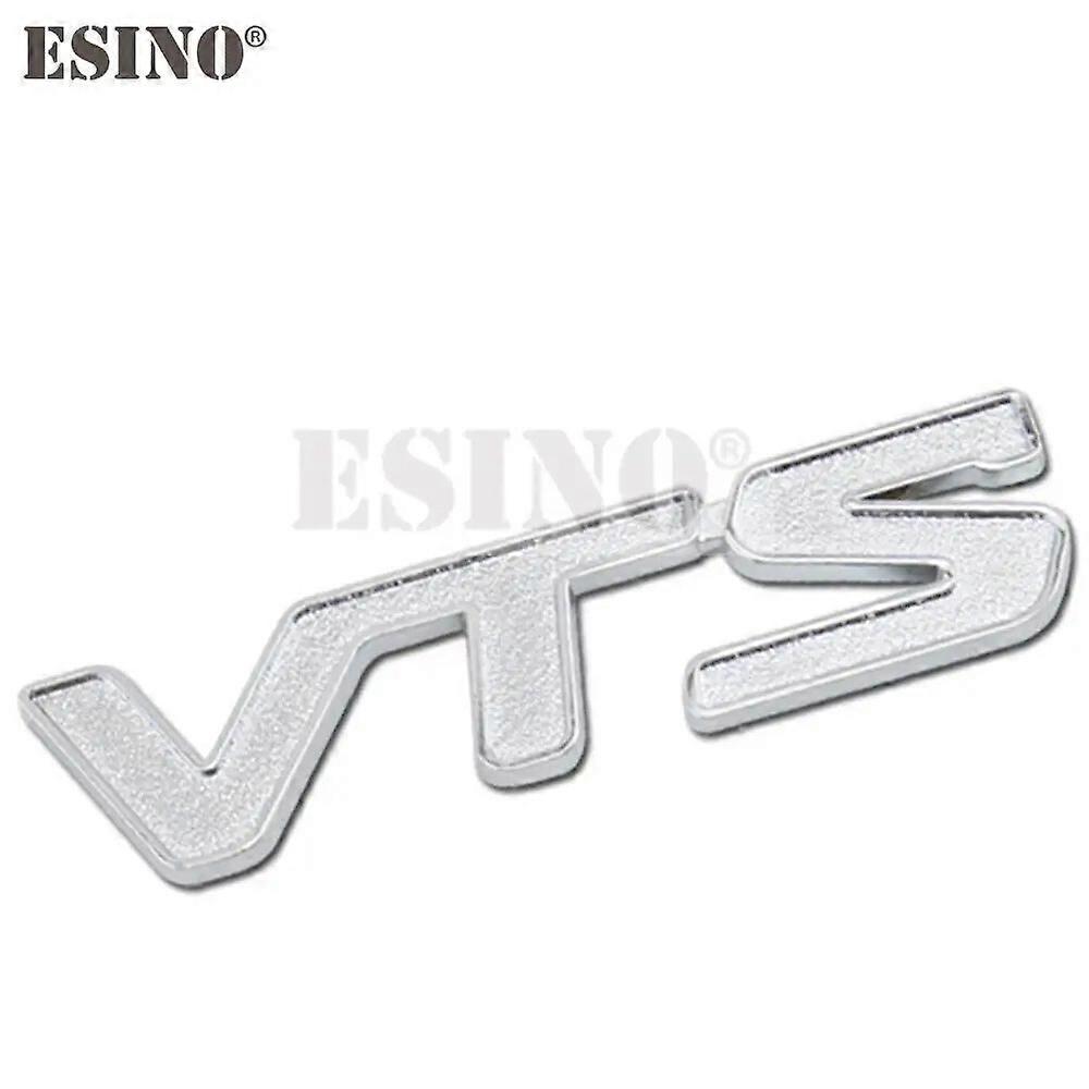 New Car Styling 3D Metal Chrome Zinc Alloy Emblem Badge Sticker Decal Fender Emblem Auto Accessory for VTS C2 C4 C5 C-Qurate