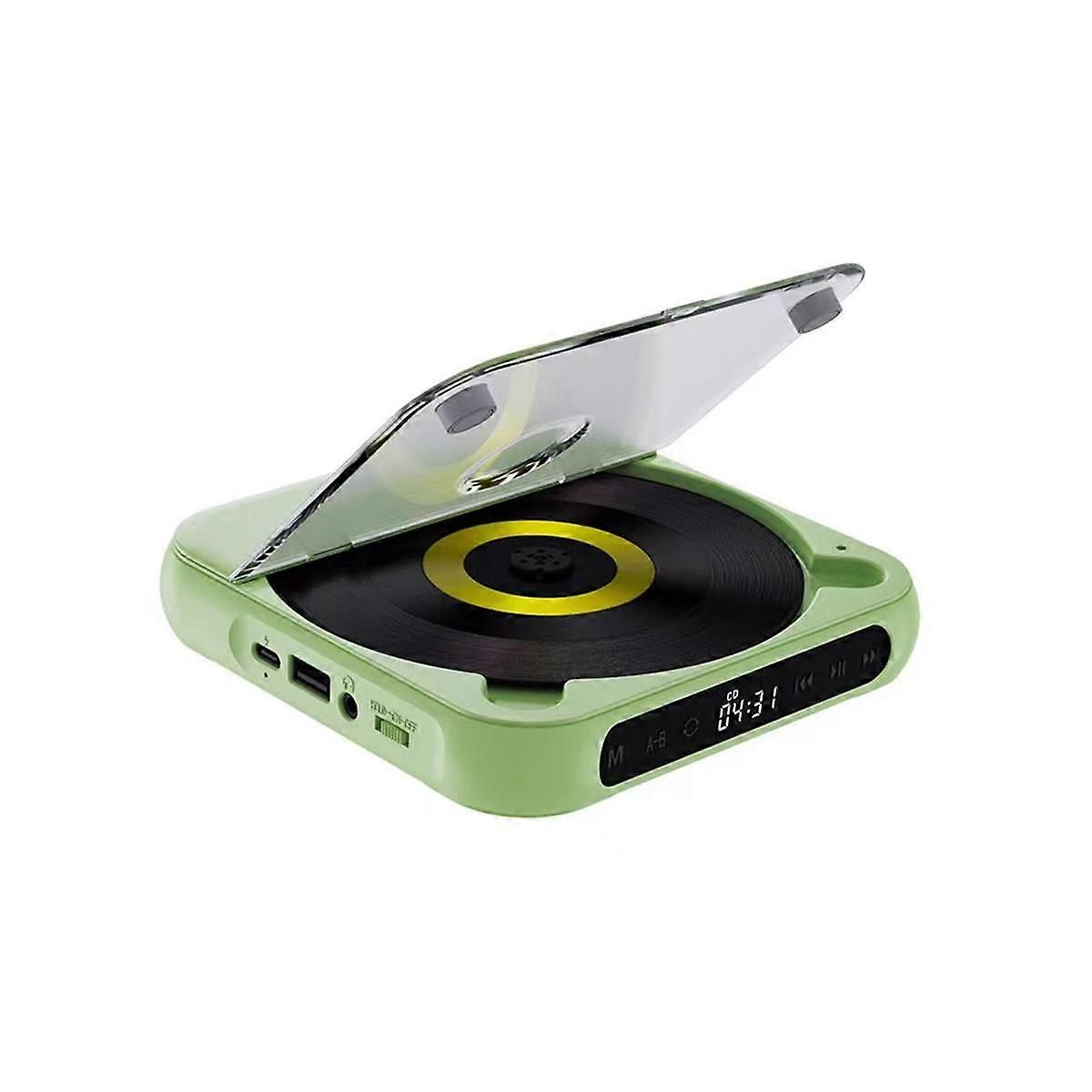 Portable CD Player Bluetooth Speaker,LED Screen, Stereo Player, Wall Mountable CD Music Player with