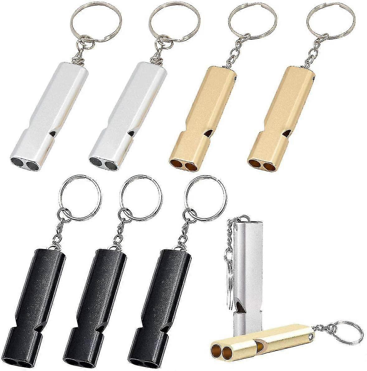 Emergency Survival Whistle, Double Tubes Safety Rescue Whistle For Boating