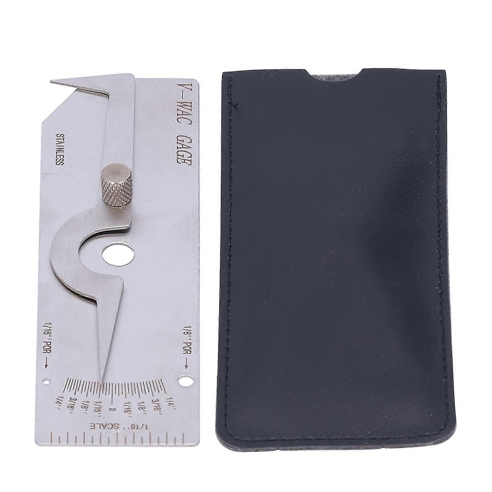 Welding Gauge Stainless Steel Undercut Inspection Tool for Inch Measurement