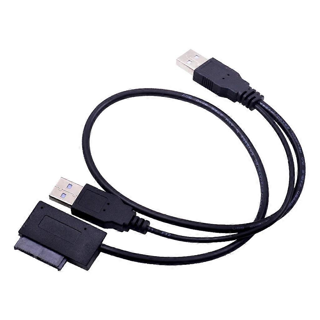 SATA Cable Cord External USB2.0 Power Supply for Notebook CD-ROM DVD-ROM ODD