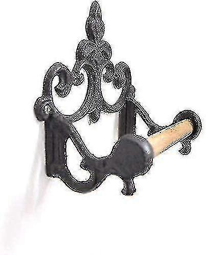 خمر الحديد الزهر حامل ورق التواليت للمطبخ والحمام