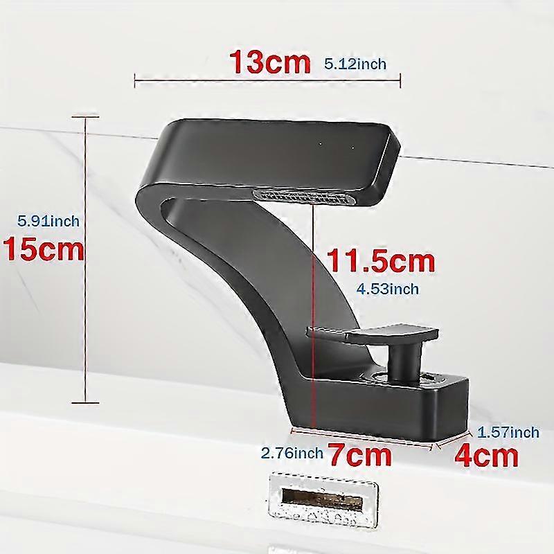 New style Premium Single Lever Bathroom Sink Faucet - Durable Brass, Leak-Proof Ceramic Valve, Easy Hot/Cold Control, Stylish Bathroom Accessory