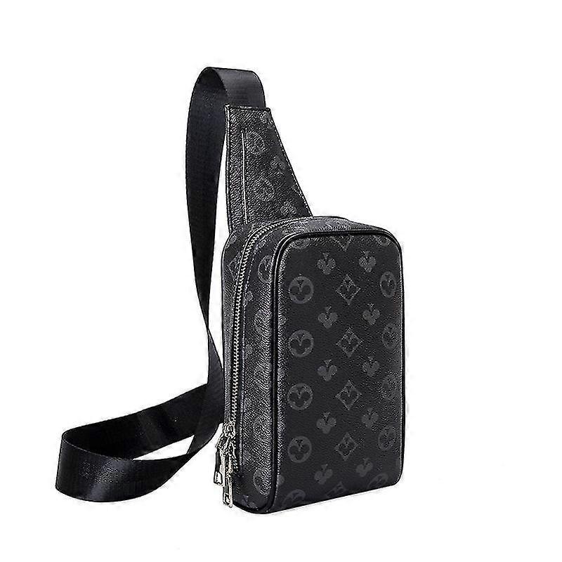 Moda imprimate men's piele Piept Bag