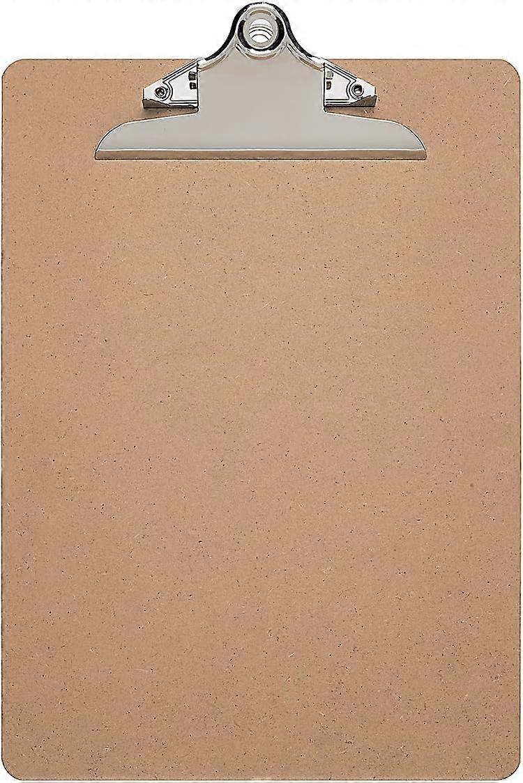 Clipboard Holder Writing Plate, A4, Portrait Format, Hardboard, Recyclable, Nostalgic Clip, Clip Opening 25 mm, 1 Unit