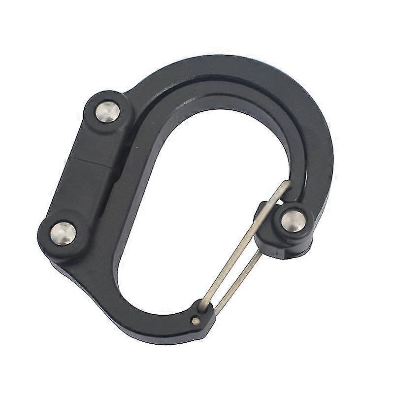 Multifunctional aluminum alloy D-type quick hook outdoor hook QYRoadWolf