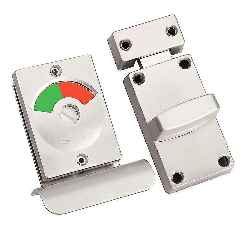 Toilet Door Lock With Red And Green Indicator Replacement Parts Indicating Dormant Lock For Public Toilet