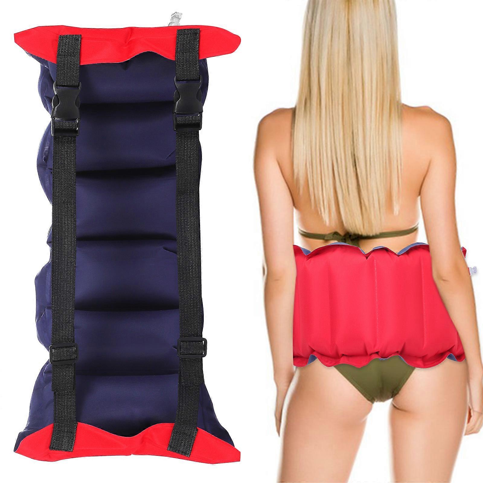 Inflatable Swim Belt Adjustable Adult Swim Floating Belt Buoyancy Waist Belt Float Belt Swimming Training Aid