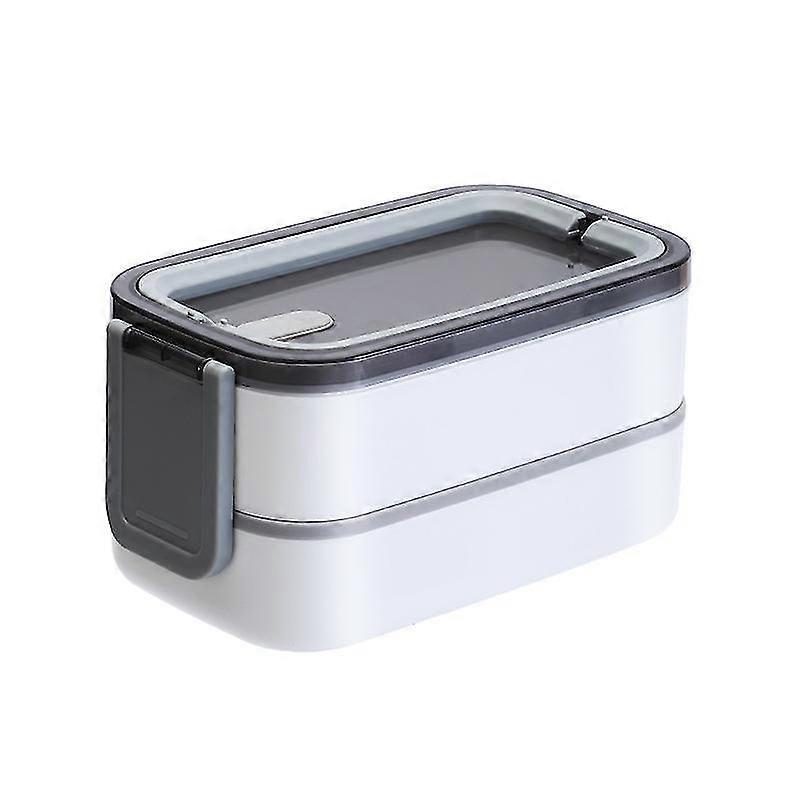 Bento Box For Adults - Stackable Lunch Container Includes 2 Containers- Microwave And Dishwasher Safe