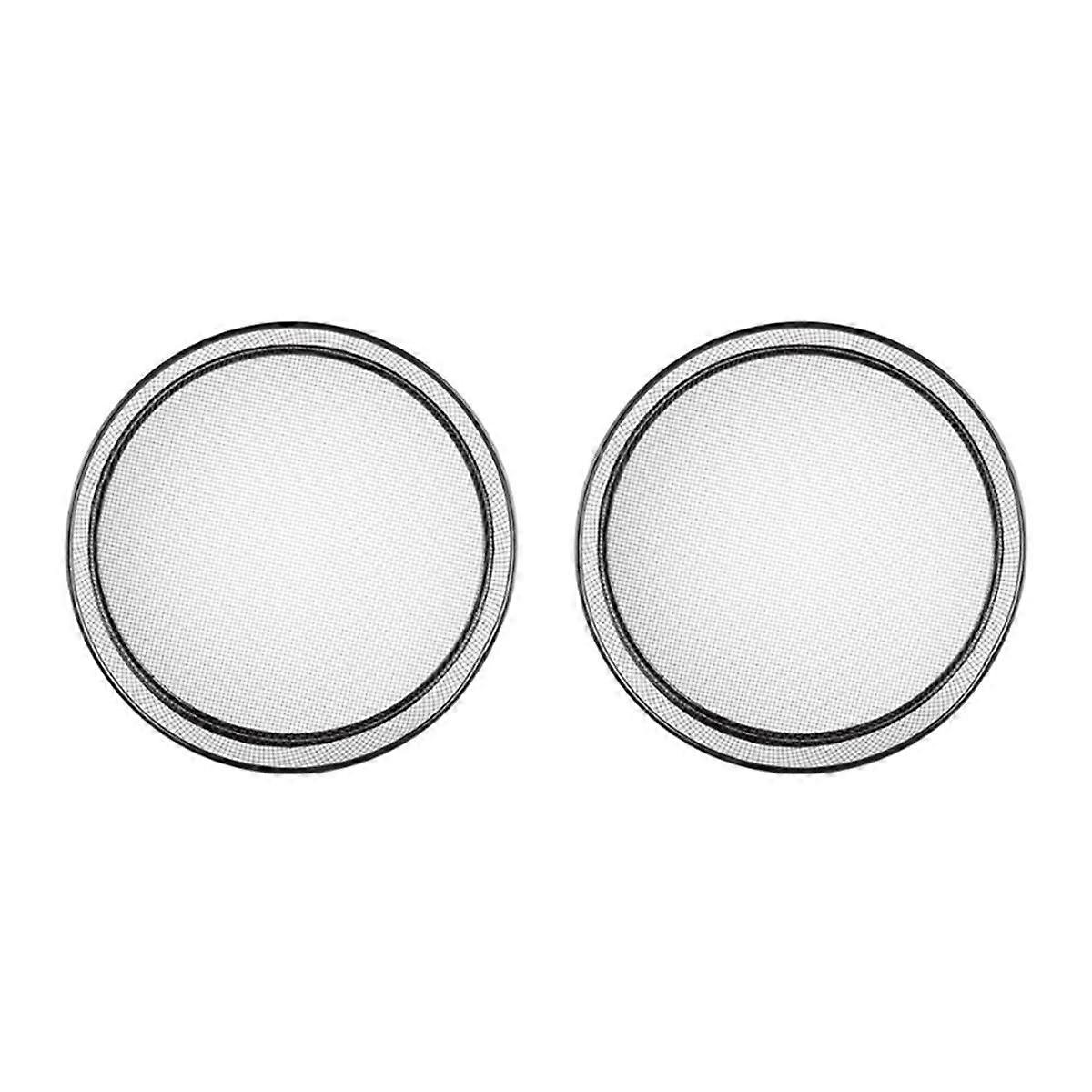 2 stk. hagesand- og jordkompostsikt med 30 cm diameter rustfritt stålnett hagejordsikt