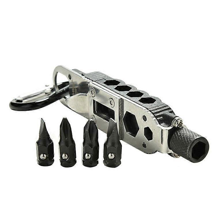 Multifunctional Screwdriver Portable Pocket Screwdriver Tool with LED Light